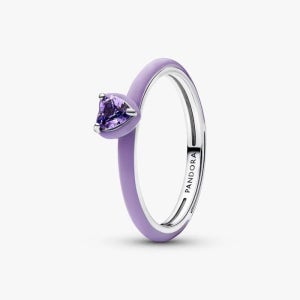 판도라 퍼플 차크라 하트 반지 193088C04 미 151226241