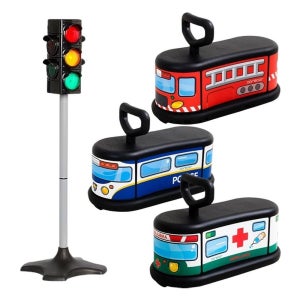 유치원반 실내 교통놀이용 붕붕카 3종 신호등세트 어린이집장난감 돌선물