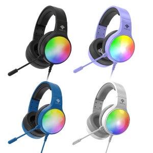 [엘디네트웍스] [GDEVIL] 지데빌 G535 AURORA RGB LED 인체공학적 게이밍 헤드셋