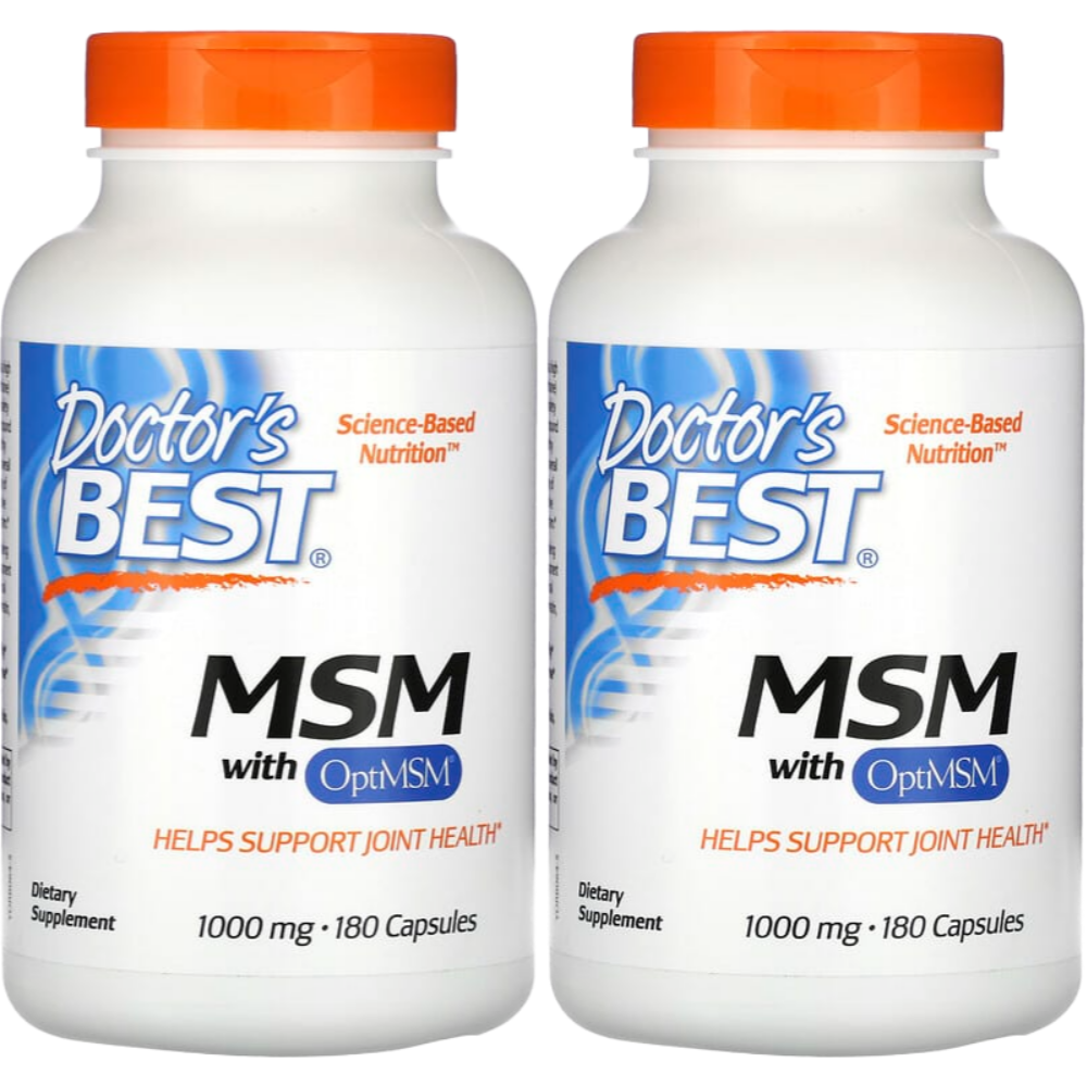 닥터스베스트 <b>MSM with OptiMSM 1000mg</b> 180캡슐 2통  180정  2개