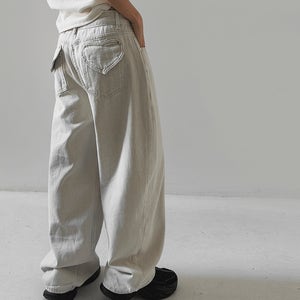 [오늘출발 핑크 M] 백하트포켓와이드팬츠-pt