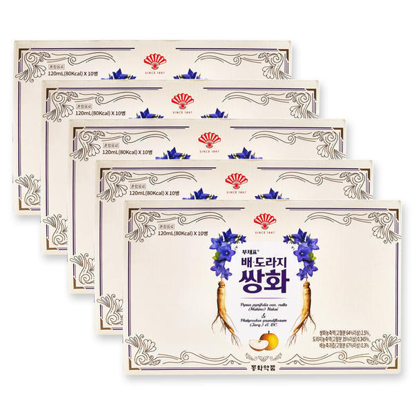 동화 배도라지 생강쌍화 120ml x 50병 <b>쌍화탕</b> 쌍화농축액 부채표