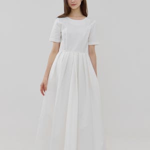 [레브하티드] Princess Balloon Aria Dress - White