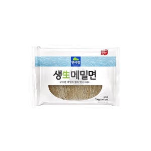 친절한탄씨 면사랑 생메밀면 전문점용 1Kg 생메밀국수 막국수 여름별미 소바면 냉메밀소바 메밀막국수