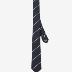 [티엔지티] Wool Blend Regimental Slim Tie (Dark Navy) TNNE6E101N2