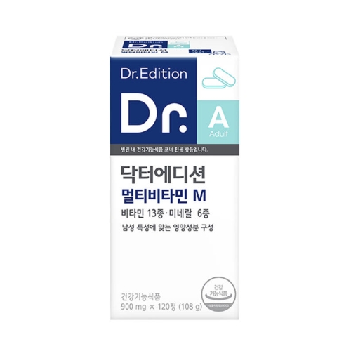 닥터에디션 멀티비타민 M 900mg x 120정, 1개