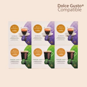 (현대Hmall) [돌체구스토 호환 by 카피탈리] 베스트모먼트 아메리카노 룽고 패키지 6팩(96알)