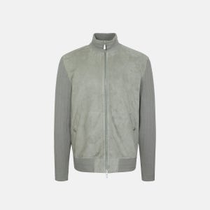 [일레븐티] 양가죽 하이넥 자켓 EL25S3MRULB47 K75GBTK13PEL0K022