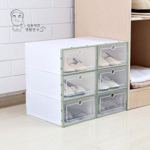 [김용석생활연구소] 신발 슈케이스 신발정리대 보관함 수납장 슈즈랙