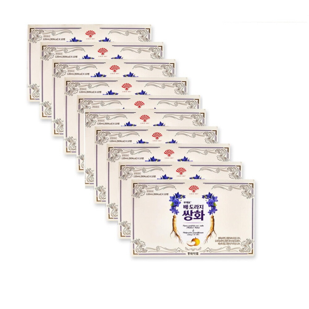 동화 배도라지 생강쌍화 120ml x 100병 <b>쌍화탕</b> 쌍화농축액 부채표