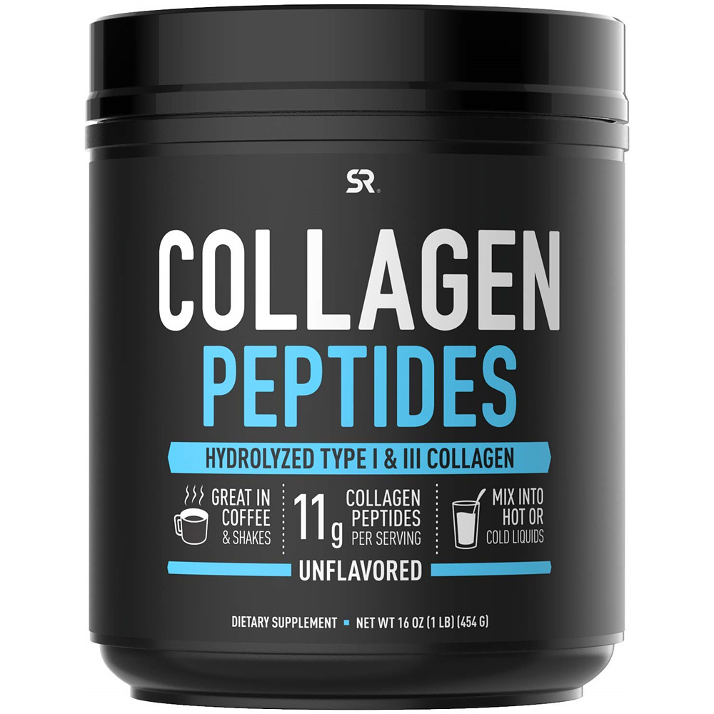 스포츠리서치 SR <b>콜라겐 펩타이드</b> 파우더 <b>454g</b>, 1개