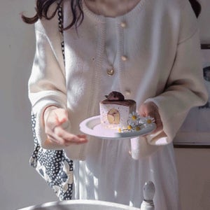 [LABEL] 플로이즈 러블리한  부드런 럭스도톰 가디건 [size:F(55~66)]