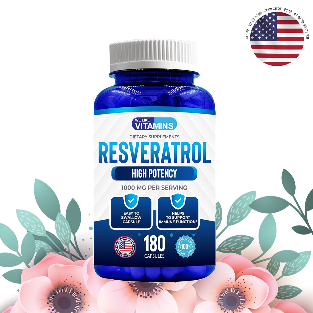 <b>위라이크비타민</b>즈 <b>위라이크비타민</b> 레스베라트롤 1000mg 180정