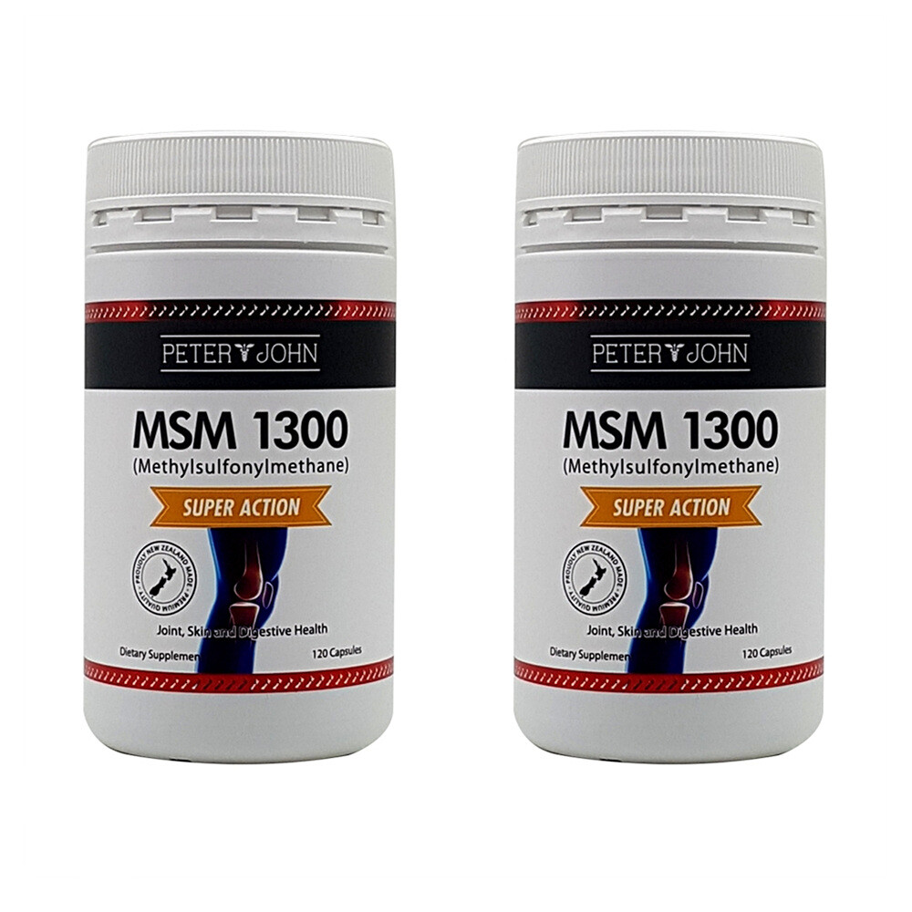 피터앤존 피터 앤 존 MSM 1300mg 120정 2팩 PeterJohn MSM 1300 120caps