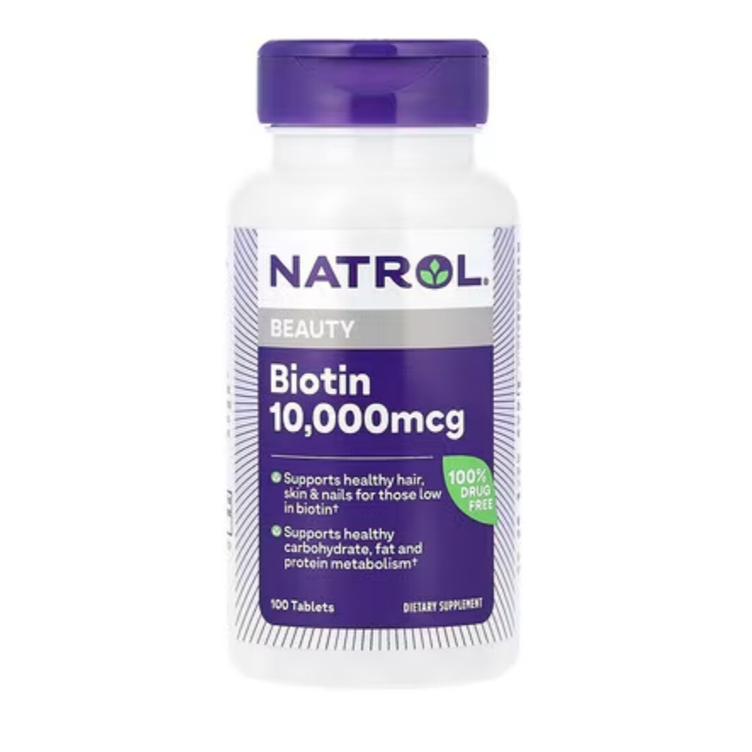 나트롤 나트롤 뷰티 비오틴 10000mcg 100정 Biotin Natrol Beauty