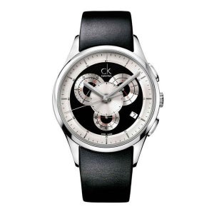 캘빈클라인 베이직 크로노그래프 쿼츠 블랙 다이얼 남성 시계 7450474 151304689