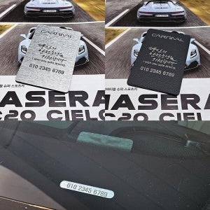 케이티알파쇼핑 MLC Safe 차대번호 주차번호판 카니발 KA4 전용