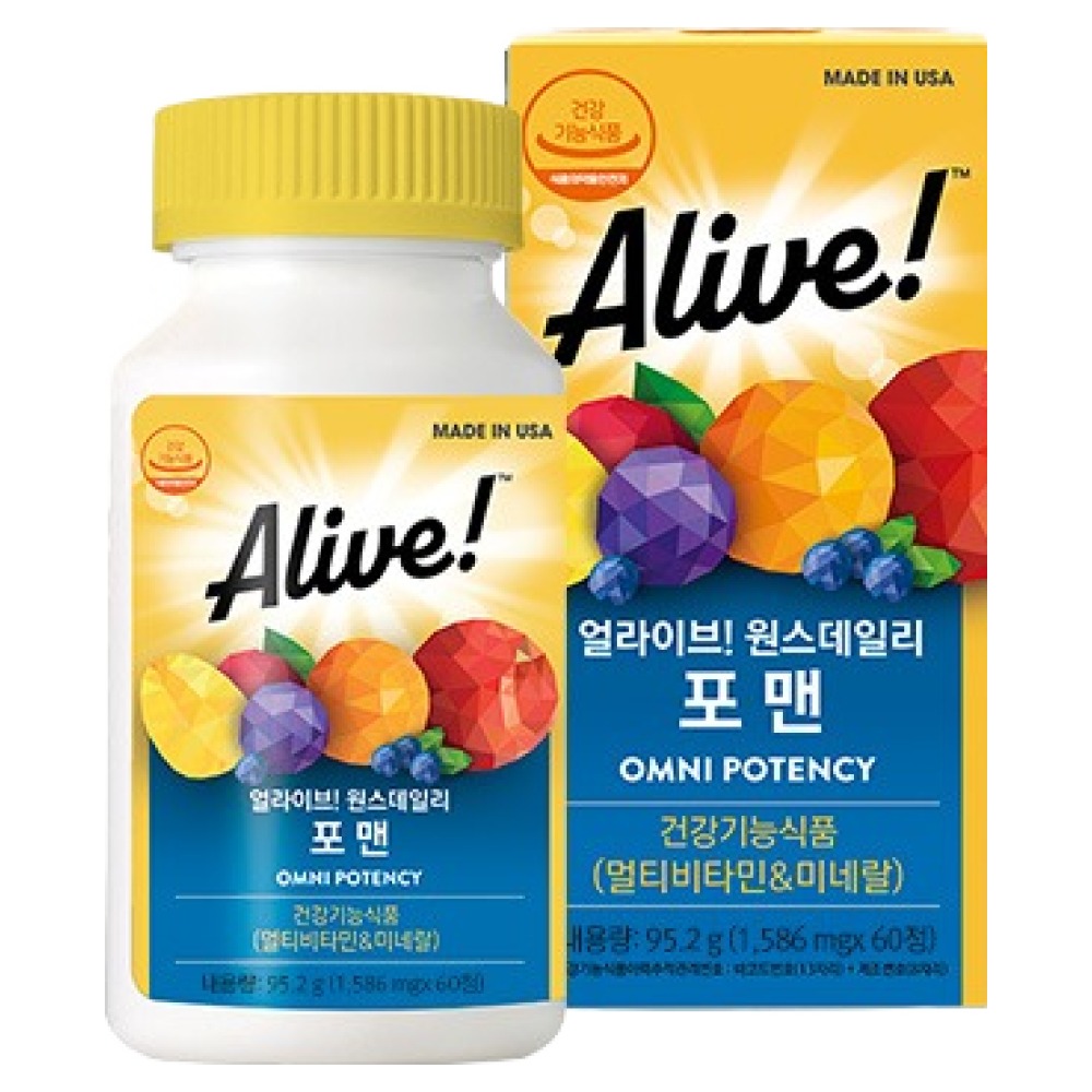 얼라이브! 원스데일리 포 맨 - 60정