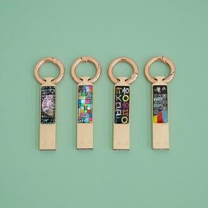 아름누리 한글 자개열쇠고리 스틱USB(8G~32G) 판촉물 제작 전문~컴퓨터/전자~고급형/자개 USB