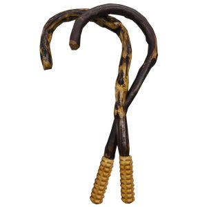 마마로 2개세트 마사지 지압봉 목 어깨 발바닥 등허리 오십견 갈고리 안마기 나무 안마봉