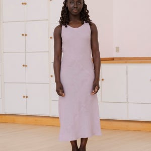 [베이스레인지] LARVA DRESS (FINE LINEN)