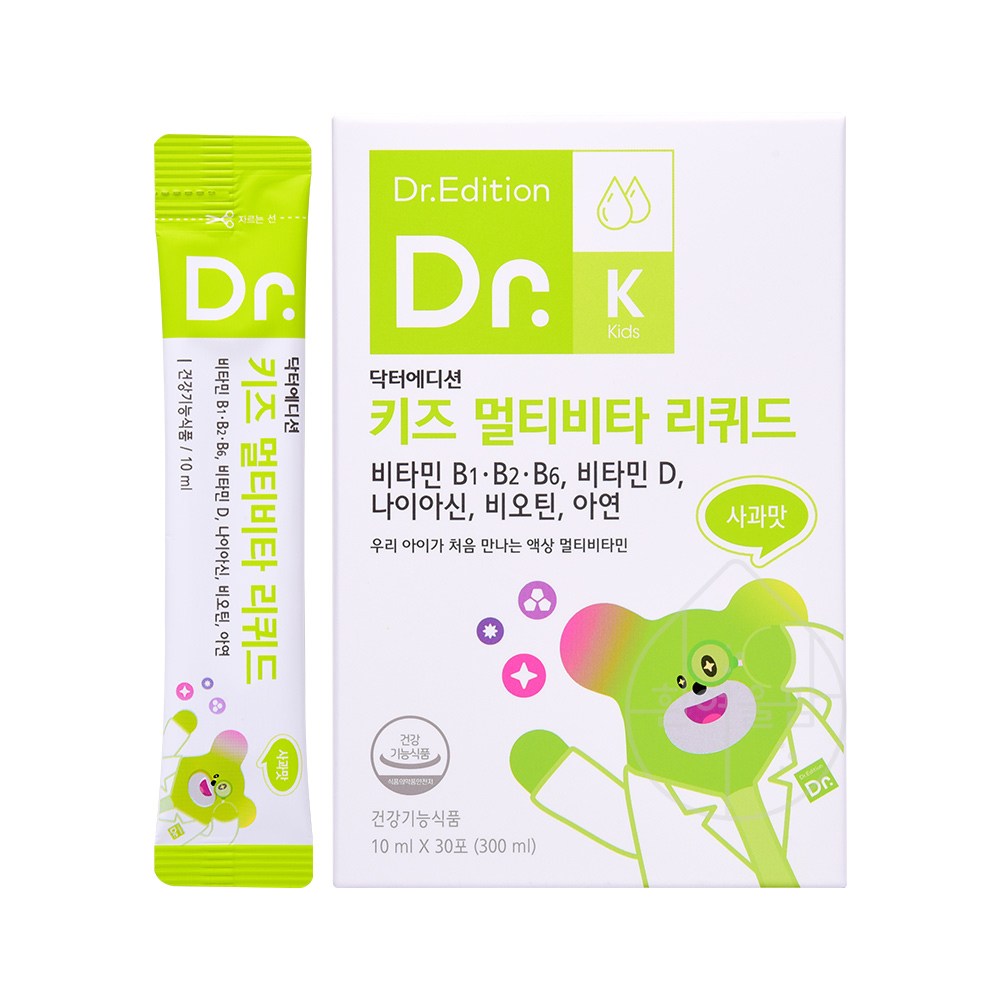 닥터에디션 키즈 멀티비타 리퀴드 10ml x 30포, 1개