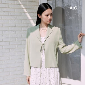 더엣지 [최초가 69,900원]25S/S 썸머 링클프리 크롭 자켓