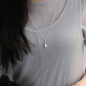 포에트리하우스 Waterdrop Long Necklace