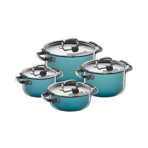 [더블유엠에프] WMF / 퓨전테크 네이처 그린 냄비 4종 세트(16H,20L,20H,24H)