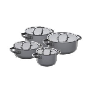 [더블유엠에프] WMF / 퓨전테크 제노 냄비 4종 세트 플라티늄(16H,20L,20H,24L)