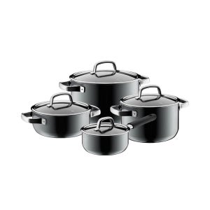 [더블유엠에프] WMF / 퓨전테크 미네랄 냄비 4종 세트 플래티늄(16편수,20L,20H,24H)