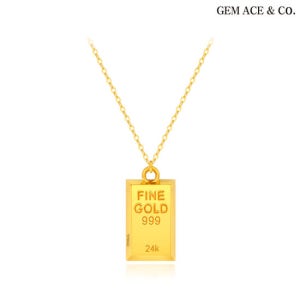 제메이스 순금 빅볼륨 골드바 목걸이 L TV상품