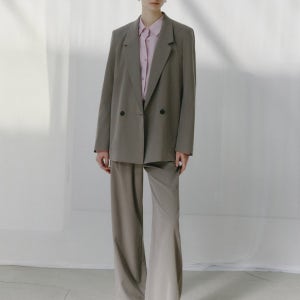 더블 브레스티드 셋업 자켓_SWWJKQ11700