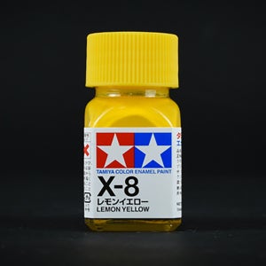[AK수원점] [타미야] 에나멜 [80008] X-8 LEMON YELLOW 유광 레몬 옐로우