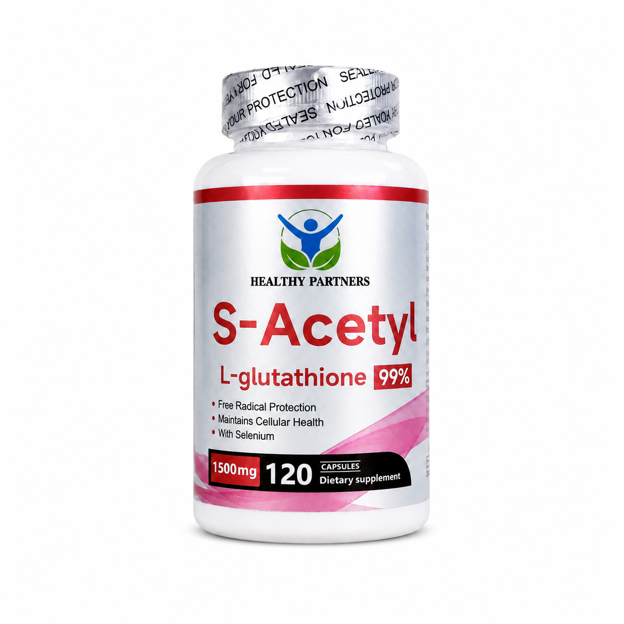 고함량 S 아세틸 L 글루타치온 1500mg NAC 대체성분  1개  120정