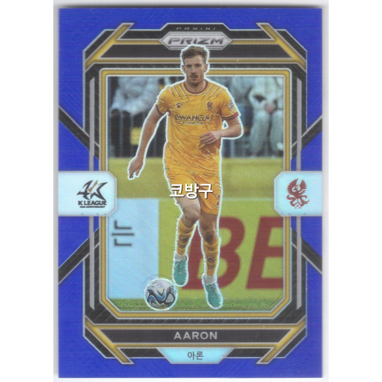 [99장한정]2023 파니니 K리그 프리즘 블루 광주FC 아론 축구카드[코방구]