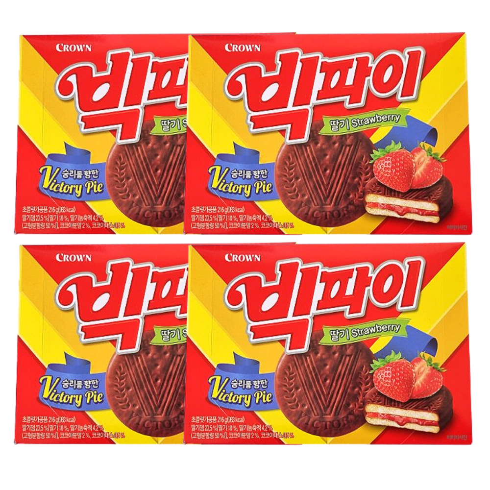 크라운 빅파이 레트로 버전 216g 4박스 (7,090원) (무료)