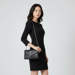 생로랑 모노그램 체인 숄더백 은장 블랙 LO2600501954 377828 BOW02 1000 271491 1639301 377828BOW021000 151312865