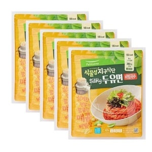 케이티알파쇼핑 풀무원Silky 두유면비빔국수423g x 5