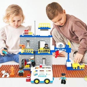 사회성발달 직업탐구 경찰놀이 블럭세트 장난감블럭 홈스쿨