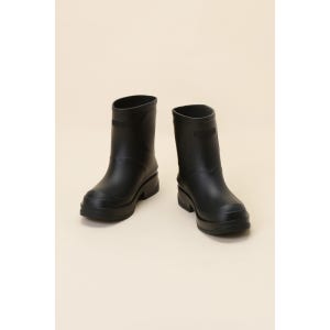 [슈콤마보니]앵클 레인부츠 블랙 Heart ankle rain boots(black) DG3CM24301BLK 블랙 DG3CM24301BLK