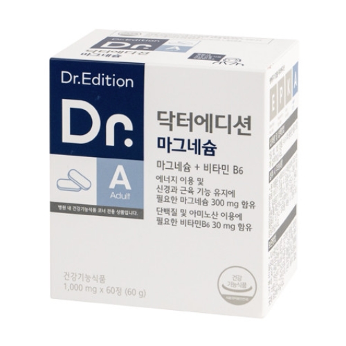 닥터에디션 마그네슘 1000mg x 60정, 1개