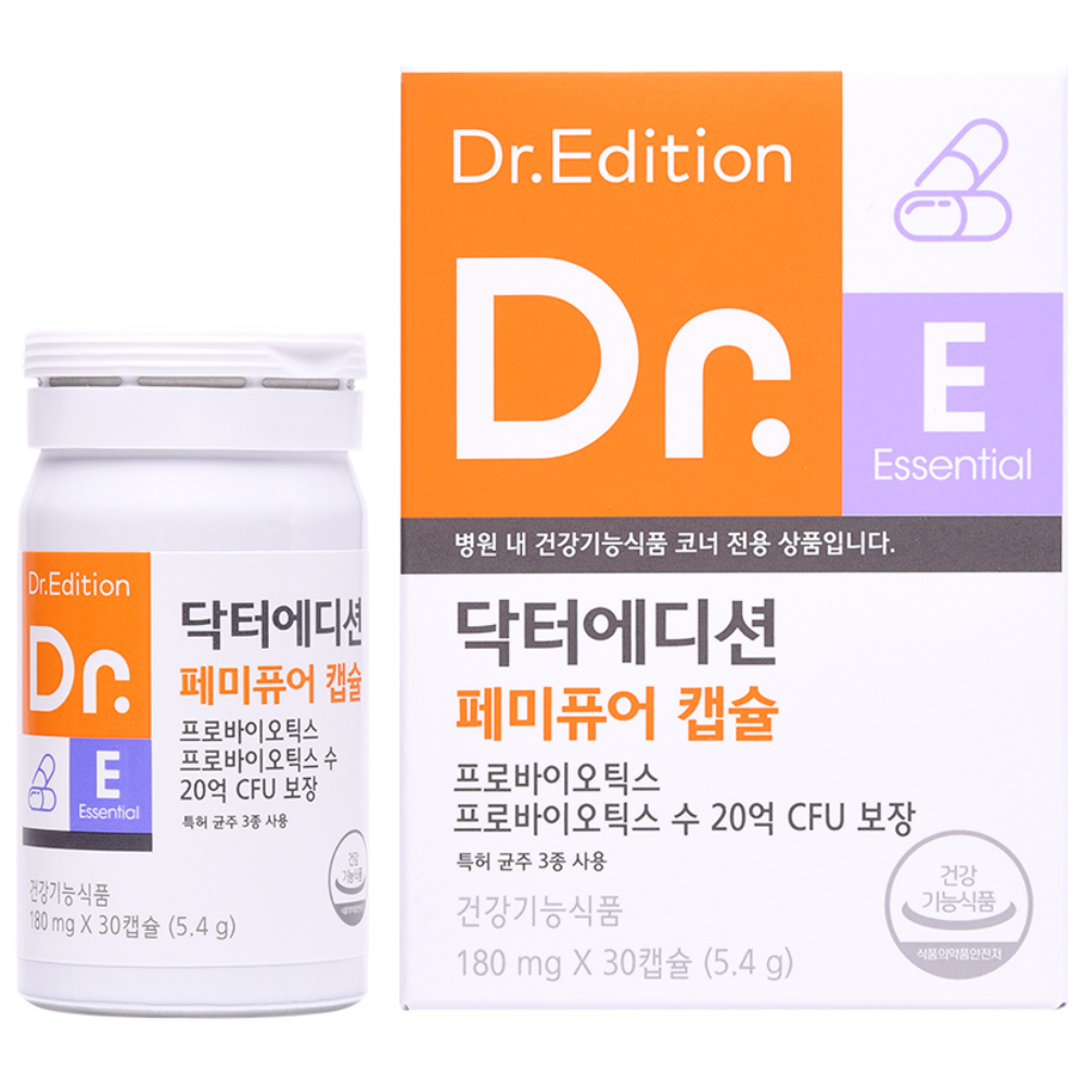 <b>닥터</b>에디션 <b>페미퓨어 캡슐</b> 180mg x 30<b>캡슐</b>, 1개