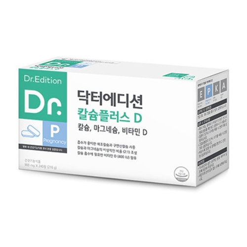 닥터에디션 칼슘플러스 D 900mg x 240정, 1개