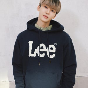 [리] 빅 트위치 로고 후드 티셔츠 네이비 LE2601HD01NA