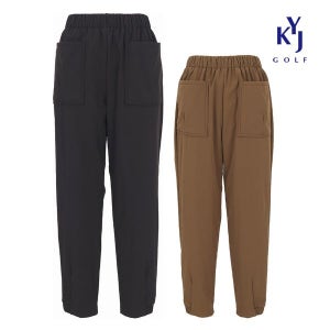 [김영주골프] 겨울 기모 트레이닝 골프 연습장룩 데일리 여성 배기팬츠 DPWLSL09