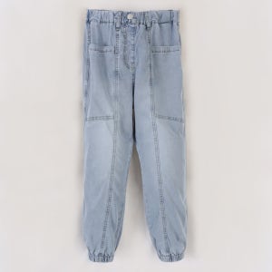 [인디고뱅크키즈]찰랑 부들 아이스 조거 데님 IKTJ245B1