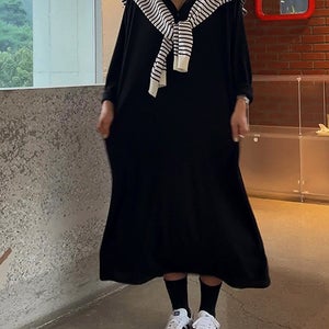 에이미 텐셀 후드 원피스