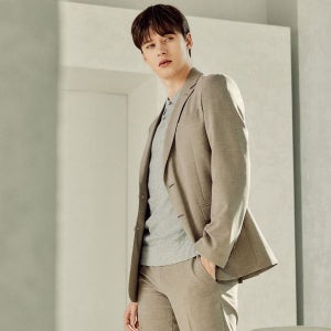 [바쏘옴므]  남성 캐주얼 출근룩 이지케어 정장 세트 4종