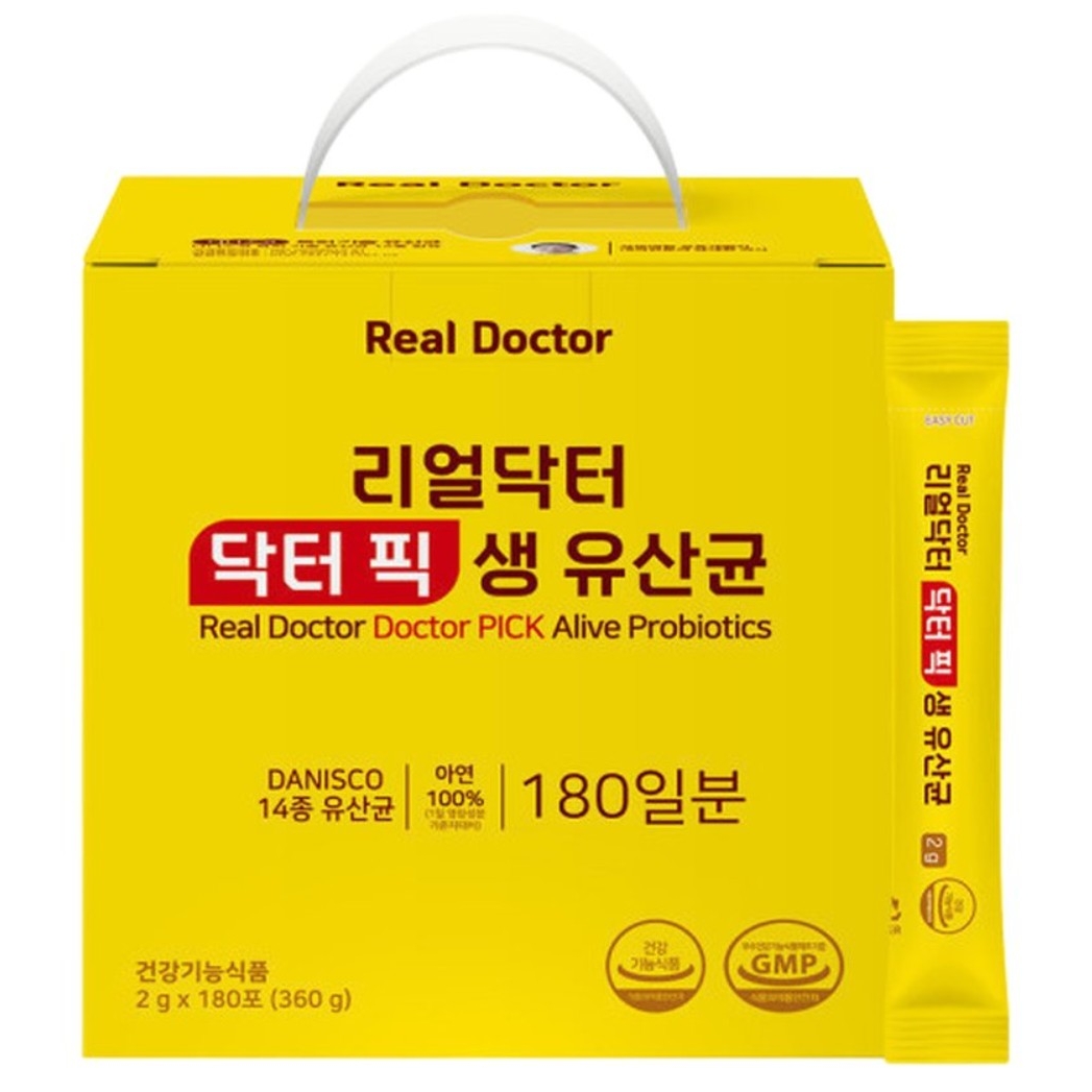 <b>리얼닥터</b> 닥터 픽 생 유산균 2g x 180포, 1개